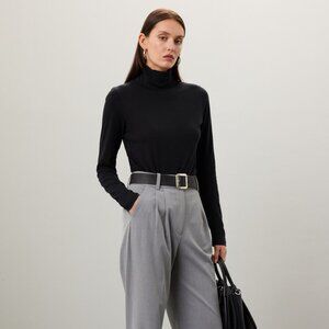 Cashmere Cotton Turtleneck